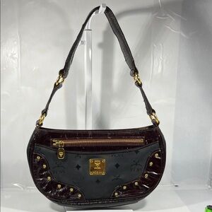 Vintage MCM Visetos Mini Shoulder Bag
Burgundy Leather Y2K